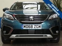 USED 2018 68 PEUGEOT 5008 1.5 BLUEHDI S/S ALLURE 5d 129 BHP FREE 12 MONTHS GOLD WARRANTY . Just serviced, MOT'd  AND AA INSPECTED. 7 SEATS SAT NAV PART LEATHER