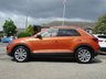 USED 2019 19 VOLKSWAGEN T-ROC 1.6 SEL TDI 5d 114 BHP Finished in ENERGETIC ORANGE with contrasting Sports Trim. This T-Roc is for those who want a compact SUV with smart styling and a good level of practicality. This Golf based SUV is both practical and fun to drive. Features include, Sat Nav, VIRTUAL DASH, REAR VIEW CAMERA, Electric Tailgate, 18" Alloys, DAB Radio, Part Leather Trim, Beats Sound Pack, and much more. Dealer serviced at 18190 miles, 36991 miles, 55301 miles and at 74736 miles.