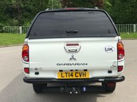 USED 2014 14 MITSUBISHI L200 2.5 DI-D 4X4 BARBARIAN BLACK LB DCB 175 BHP ** NO VAT * CANOPY + SAT NAV