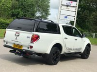 USED 2014 14 MITSUBISHI L200 2.5 DI-D 4X4 BARBARIAN BLACK LB DCB 175 BHP ** NO VAT * CANOPY + SAT NAV