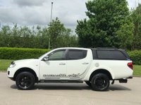 USED 2014 14 MITSUBISHI L200 2.5 DI-D 4X4 BARBARIAN BLACK LB DCB 175 BHP ** NO VAT * CANOPY + SAT NAV