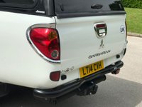 USED 2014 14 MITSUBISHI L200 2.5 DI-D 4X4 BARBARIAN BLACK LB DCB 175 BHP ** NO VAT * CANOPY + SAT NAV