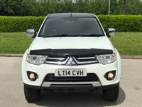 USED 2014 14 MITSUBISHI L200 2.5 DI-D 4X4 BARBARIAN BLACK LB DCB 175 BHP ** NO VAT * CANOPY + SAT NAV