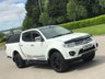 USED 2014 14 MITSUBISHI L200 2.5 DI-D 4X4 BARBARIAN BLACK LB DCB 175 BHP ** NO VAT * CANOPY + SAT NAV
