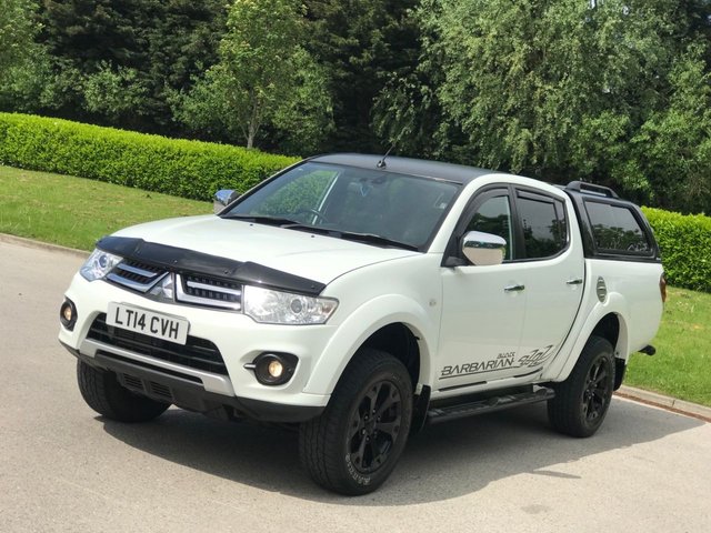 2014 14 Mitsubishi L200 2.5 DI-D 4X4 BARBARIAN BLACK LB DCB 175 BHP