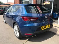 USED 2014 14 SEAT LEON 2.0 TDI FR TECHNOLOGY 5d 150 BHP SAT NAV 12 MONTHS MOT 1 F/K