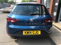 USED 2014 14 SEAT LEON 2.0 TDI FR TECHNOLOGY 5d 150 BHP SAT NAV 12 MONTHS MOT 1 F/K