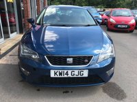 USED 2014 14 SEAT LEON 2.0 TDI FR TECHNOLOGY 5d 150 BHP SAT NAV 12 MONTHS MOT 1 F/K