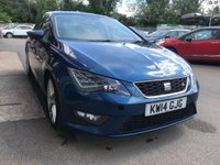 USED 2014 14 SEAT LEON 2.0 TDI FR TECHNOLOGY 5d 150 BHP SAT NAV 12 MONTHS MOT 1 F/K