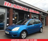 USED 2004 54 FORD FIESTA 1.4 ZETEC 16V 5d 78 BHP PART EXCHANGE TO CLEAR