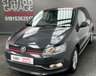 USED 2017 17 VOLKSWAGEN POLO 1.0 MATCH EDITION 3d 60 BHP FRONT& REAR PARK, APPLE PLAY, &pound;20 TAX