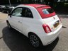 USED 2019 FIAT 500C 1.2 CONVERTIBLE LOUNGE DUALOGIC 2d 69 BHP NEW SHAPE AUTOMATIC *FULL LEATHER + 7