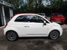 USED 2019 FIAT 500C 1.2 CONVERTIBLE LOUNGE DUALOGIC 2d 69 BHP NEW SHAPE AUTOMATIC *FULL LEATHER + 7