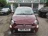 USED 2019 19 FIAT 500 1.2 LOUNGE 3d 69 BHP NEW SHAPE One Owner, Just Serviced, MOT until August 2023, Great fuel economy!