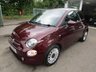 USED 2019 19 FIAT 500 1.2 LOUNGE 3d 69 BHP NEW SHAPE One Owner, Just Serviced, MOT until August 2023, Great fuel economy!