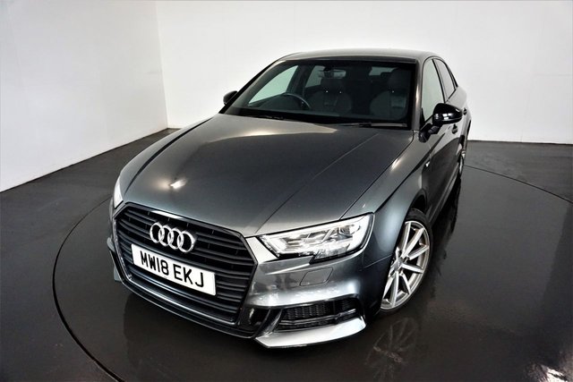 2018 18 Audi A3 1.5 TFSI BLACK EDITION 4d-1 OWNER FROM NEW-18