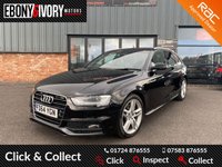 USED 2015 64 AUDI A4 2.0 TDI S LINE 4d 174 BHP FULLY SERVICED + 1 YEAR MOT