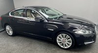 USED 2013 63 JAGUAR XF 2.2 D PREMIUM LUXURY 4d 200 BHP IVORY LEATHER & MUSIC UPGRADE FULL JAG HISTORY