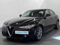 USED 2017 17 ALFA ROMEO GIULIA 2.0 TB SUPER 4d 198 BHP Spectacular Alfa Romeo Giulia 2.0 TB Super, Gloss black, black / red Leather inserts interior, in stock and ready for FREE UK DELIVERY