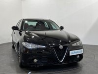 USED 2017 17 ALFA ROMEO GIULIA 2.0 TB SUPER 4d 198 BHP Spectacular Alfa Romeo Giulia 2.0 TB Super, Gloss black, black / red Leather inserts interior, in stock and ready for FREE UK DELIVERY