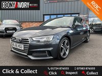USED 2016 66 AUDI A4 2.0 AVANT TDI QUATTRO S LINE 5d 188 BHP QUATTRO 4WD + AUDI SERVICE HISTORY + HEATED SEATS + SAT NAV