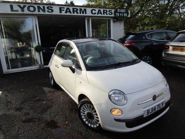 2014 14 Fiat 500 1.2 LOUNGE 3d 69 BHP
