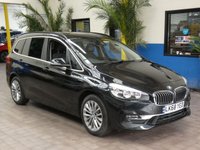 USED 2018 68 BMW 2 SERIES 2.0 220D XDRIVE LUXURY GRAN TOURER 5d 188 BHP 7 SEATS SAT NAV LEATHER PARKING SENSORS