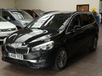 USED 2018 68 BMW 2 SERIES 2.0 220D XDRIVE LUXURY GRAN TOURER 5d 188 BHP 7 SEATS SAT NAV LEATHER PARKING SENSORS