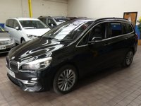 USED 2018 68 BMW 2 SERIES 2.0 220D XDRIVE LUXURY GRAN TOURER 5d 188 BHP 7 SEATS SAT NAV LEATHER PARKING SENSORS