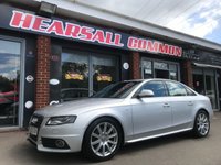 USED 2009 09 AUDI A4 2.0 TDI S LINE 4d 141 BHP 12 MONTHS MOT LOVELY DRIVE