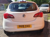 USED 2016 16 VAUXHALL CORSA 1.4 DESIGN ECOFLEX 3d 74 BHP LOW MILES - BLUETOOTH - &pound;30 TAX