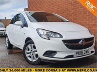 USED 2016 16 VAUXHALL CORSA 1.4 DESIGN ECOFLEX 3d 74 BHP LOW MILES - BLUETOOTH - &pound;30 TAX