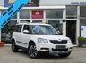 USED 2015 15 SKODA YETI OUTDOOR 2.0 LAURIN AND KLEMENT TDI CR DSG 5d 168 BHP Finished in CANDY WHITE with contrasting Full Heated Leather. This cool and quirky small SUV is roomy and offers economy and reliability associated with the VW brand. Features include PAN ROOF, SAT NAV, DAB RADIO, AUTO PARKING, B/TOOTH, HEATED LEATHER SEATS, Xenon Lights, Cruise, LED run lights, Power folding door mirrors Rear Sensors and much more. Dealer serviced at 17943 miles, 37765 miles, 50013 miles, 53973 miles (inc Cam Belt and Water pump) and at 61403 miles on arrival at EMC.