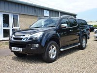 USED 2014 64 ISUZU D-MAX 2.5 TD UTAH VISION DCB 164 BHP www.suffolkcarcentre.co.uk - Located at Reydon