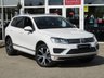 USED 2016 16 VOLKSWAGEN TOUAREG 3.0 V6 R-LINE TDI BLUEMOTION TECHNOLOGY 5d 259 BHP Finished in PURE WHITE with contrasting HEATED EBONY LEATHER TRIM. This is a luxurious family car that is as good off road as it is on. It is spacious, comfortable and great to drive. No surprise when you consider how closely related it is to the Porsche Cayenne. Features include Sat Nav, Pan Roof, B/Tooth, Park sensors, Heated Leather, DAB, 20" Alloys, Heated steering wheel and much more. Dealer Serviced at 12775 miles, 19520 miles, 28709 miles, 34421 miles and at 44431 miles on 25/1/2022.
