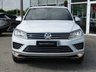 USED 2016 16 VOLKSWAGEN TOUAREG 3.0 V6 R-LINE TDI BLUEMOTION TECHNOLOGY 5d 259 BHP Finished in PURE WHITE with contrasting HEATED EBONY LEATHER TRIM. This is a luxurious family car that is as good off road as it is on. It is spacious, comfortable and great to drive. No surprise when you consider how closely related it is to the Porsche Cayenne. Features include Sat Nav, Pan Roof, B/Tooth, Park sensors, Heated Leather, DAB, 20" Alloys, Heated steering wheel and much more. Dealer Serviced at 12775 miles, 19520 miles, 28709 miles, 34421 miles and at 44431 miles on 25/1/2022.