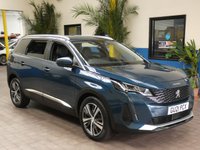 USED 2021 21 PEUGEOT 5008 1.5 BLUEHDI S/S ALLURE PREMIUM 5d 129 BHP 7 SEATS SAT NAV PART LEATHER PEUGEOT WARRANTY TILL MAY 2024