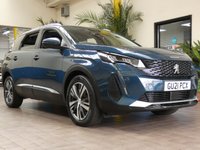 USED 2021 21 PEUGEOT 5008 1.5 BLUEHDI S/S ALLURE PREMIUM 5d 129 BHP 7 SEATS SAT NAV PART LEATHER PEUGEOT WARRANTY TILL MAY 2024