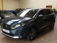 USED 2021 21 PEUGEOT 5008 1.5 BLUEHDI S/S ALLURE PREMIUM 5d 129 BHP 7 SEATS SAT NAV PART LEATHER PEUGEOT WARRANTY TILL MAY 2024