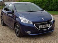 USED 2015 15 PEUGEOT 208 1.2 ALLURE 5d 82 BHP 29068 miles f,s,h