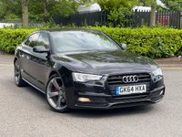 USED 2014 64 AUDI A5 3.0 SPORTBACK TDI BLACK EDITION S/S 5d 201 BHP 