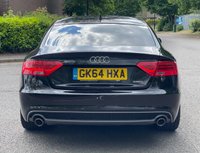 USED 2014 64 AUDI A5 3.0 SPORTBACK TDI BLACK EDITION S/S 5d 201 BHP 
