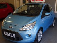 USED 2009 59 FORD KA 1.2 ZETEC 3d 69 BHP FULL LEATHER......Heated Seats