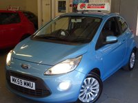 USED 2009 59 FORD KA 1.2 ZETEC 3d 69 BHP FULL LEATHER......Heated Seats