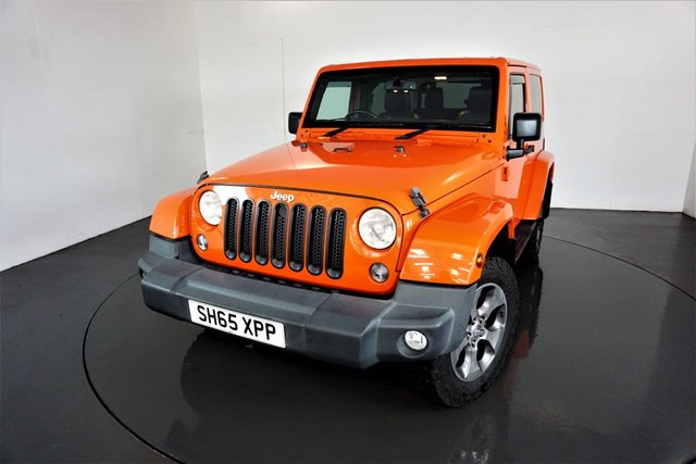2015 65 Jeep Wrangler 2.8 CRD OVERLAND 2d AUTO-SUNSET ORANGE-HEATED BLACK LEATHER-CRUISE CONTROL-SATNAV-BLUETOOTH-18