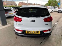 USED 2015 65 KIA SPORTAGE 1.6 2 ISG 5d 133 BHP GENUINE LOW MILES, 2 KEYS SUPPLIED, FULL SERVICE HISTORY, GLASS PAN ROOF, DIAMOND CUT ALLOYS