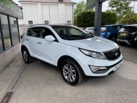 USED 2015 65 KIA SPORTAGE 1.6 2 ISG 5d 133 BHP GENUINE LOW MILES, 2 KEYS SUPPLIED, FULL SERVICE HISTORY, GLASS PAN ROOF, DIAMOND CUT ALLOYS