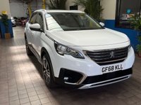 USED 2018 68 PEUGEOT 5008 1.5 BLUEHDI S/S ALLURE 5d 129 BHP SAT NAV PART LEATHER CAMERA FREE 12 MONTHS GOLD WARRANTY