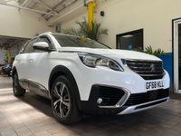 USED 2018 68 PEUGEOT 5008 1.5 BLUEHDI S/S ALLURE 5d 129 BHP SAT NAV PART LEATHER CAMERA FREE 12 MONTHS GOLD WARRANTY