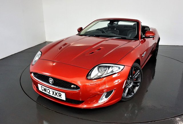 2012 12 Jaguar Xkr 5.0 XKR 2d 510 BHP-LOVELY EXAMPLE-BOWERS AND WILKINS SOUND-HEATED SEATS-HEATED STEERING WHEEL-BLACK LEATHER-ELECTRIC MEMORY SEATS-BLUETOOTH-CRUISE CONTROL-SATNAV-REVERSE CAMERA-DAB RADIO-CLIMATE CONTROL